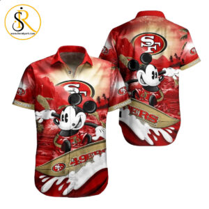 San Francisco 49ers NFL Hawaiian Shirt Mickey Graphic 3D Printed Gift For Fans SeratyArt