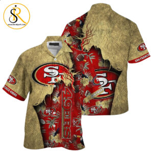 San Francisco 49ers NFL Hawaiian Shirt Tropical Print Sumer Gift For Fans SeratyArt