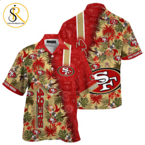 San Francisco 49ers NFL Team Football Beach Shirt Summer Button Down Hawaiian Shirt Fan Ever SeratyArt