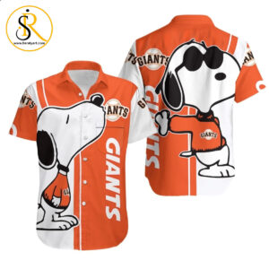 San Francisco Giants Snoopy Lover 3D Printed Hawaiian Shirt Aloha Shirt for Men Women SeratyArt