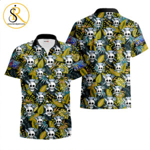 Sanji Symbol Hawaiian Shirts Custom Anime Merch Clothes for Men Women SeratyArt