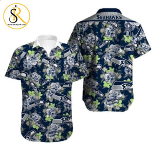 Seattle Seahawks Hawaiian Short Sleeves Hawaiian Shirt Aloha Shirt for Men Women Best Gift For Fans SeratyArt