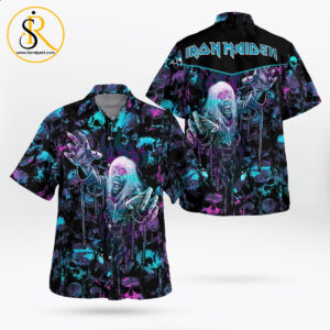 Skull Iron Maiden Hawaii Shirt Aloha Shirt For Men Women SeratyArt