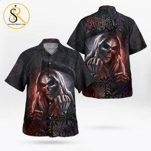 Slipknot Skull Fck Coconut Tree Hawaii Shirt Aloha Shirt For Men Women SeratyArt