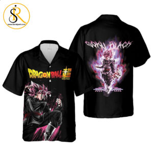Son Goku Black Hawaiian Shirt Dragon Ball Anime Shirt for Men Women SeratyArt