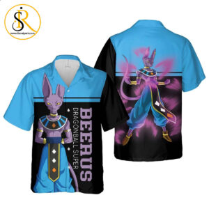 Super Beerus Hawaiian Shirt Dragon Ball Anime Shirt for Men Women SeratyArt