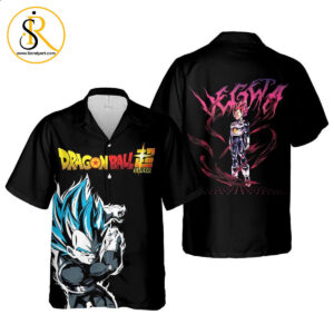 Super Vegeta Hawaiian Shirt Dragon Ball Anime Shirt for Men Women SeratyArt