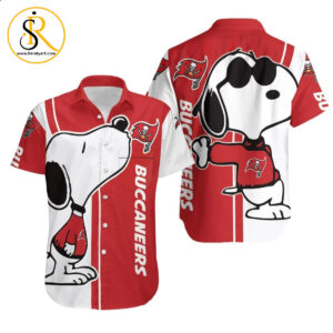 Tampa Bay Buccaneers Snoopy Lover 3D Printed Hawaiian Shirt Aloha Shirt for Men Women SeratyArt