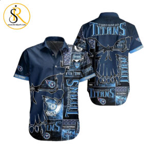 Tennessee Titans NFL Hawaiian Shirt Skull Printed 3D New Trend Summer For Fans SeratyArt