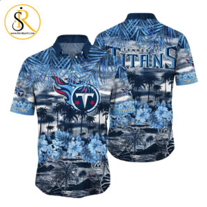 Tennessee Titans NFL Hawaiian Shirt Style Tropical Pattern Summer For Awesome Fans SeratyArt