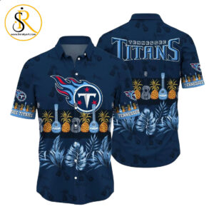 Tennessee Titans NFL Hawaiian Shirt Tropical Pattern Graphic Trends Summer Gift For Fan NFL SeratyArt