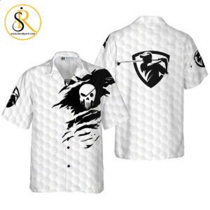 The Golf Skull Hawaiian Shirt Aloha Shirt For Men and Women SeratyArt