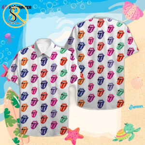The Rolling Stones Cool Tongue Logo Hawaiian Shirt The BeStar Trek Rock n Roll Shirt SeratyArt