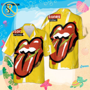 The Rolling Stones No Filter 3D Hawaiian Shirt SeratyArt