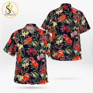 The Rolling Stones Tropical Hawaiian Shirt Aloha Shirt For Men Women SeratyArt