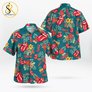 The Rolling Stones Tropical Pattern Hawaiian Shirt Aloha Shirt For Men Women SeratyArt