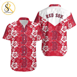 Topsportee Boston Red Sox Floral Limited Edition Hawaiian Shirt Aloha Shirt for Men Women SeratyArt
