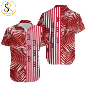 Topsportee Boston Red Sox Hawaiian Shirt Aloha Shirt for Men Women SeratyArt