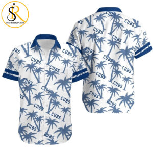 Topsportee Chicago Cubs Coconut Tree Hawaiian Shirt Aloha Shirt for Men Women SeratyArt