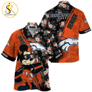 denver broncos nfl summer Hawaiian Shirt Aloha Shirt for Men Women SeratyArt