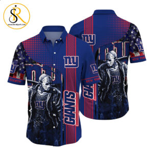 new york giants halloweenaloha Hawaiian Shirt Aloha Shirt for Men Women SeratyArt