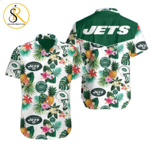 new york jets Hawaiian Shirt Aloha Shirt for Men Women SeratyArt