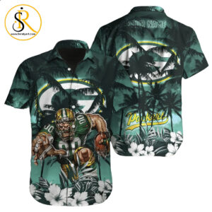 nfl green bay packers style Hawaiian Shirt Aloha Shirt for Men Women SeratyArt