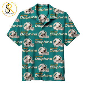 nfl miami dolphin logo Hawaiian Shirt Aloha Shirt for Men Women SeratyArt
