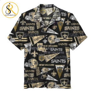 nfl new orleans saints casual Hawaiian Shirt Aloha Shirt for Men Women SeratyArt