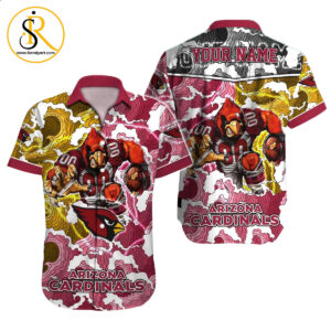 Arizona Cardinals Hawaiian Shirt NFL Football Custom Hawaiian Shirt for Men Women Gift For Fans 11 SeratyArt