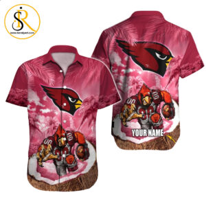 Arizona Cardinals Hawaiian Shirt NFL Football Custom Hawaiian Shirt for Men Women Gift For Fans 20 SeratyArt