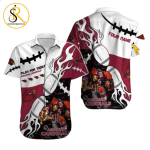 Arizona Cardinals Hawaiian Shirt NFL Football Custom Hawaiian Shirt for Men Women Gift For Fans 52 SeratyArt