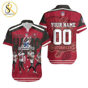 Beach Shirt Tampa Bay Buccaneers Champions Personalized Hawaiian Shirt Aloha Shirt for Men Women SeratyArt