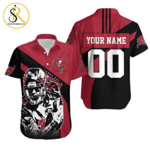 Beach Shirt Tampa Bay Buccaneers Mike Evans 3D Printed For Fans Personalized Hawaiian Shirt Aloha Shirt for Men Women SeratyArt