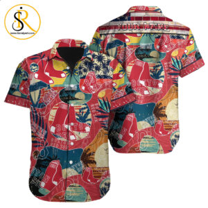 Boston Red Sox MLB Custom Hawaiian shirt for Men Women Gift for Fans SeratyArt