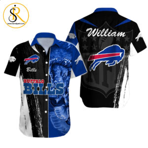 Buffalo Bills Hawaiian Shirt NFL Football Custom Hawaiian Shirt for Men Women Gift For Fans 10 SeratyArt