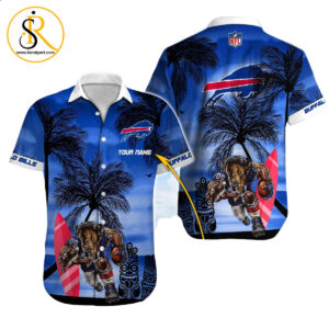 Buffalo Bills Hawaiian Shirt NFL Football Custom Hawaiian Shirt for Men Women Gift For Fans 46 SeratyArt