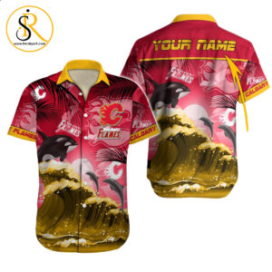 Calgary Flames NHL Hawaiian Shirt Custom Hawaii Shirt for Men Women Gift for Fans 3 SeratyArt