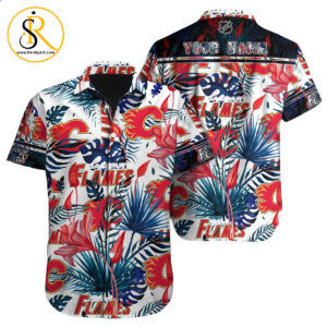 Calgary Flames NHL Hawaiian Shirt Custom Hawaii Shirt for Men Women Gift for Fans SeratyArt