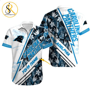 Carolina Panthers Hawaiian Shirt NFL Football Custom Hawaiian Shirt for Men Women Gift For Fans 12 SeratyArt