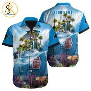 Carolina Panthers Hawaiian Shirt NFL Football Custom Hawaiian Shirt for Men Women Gift For Fans 15 SeratyArt