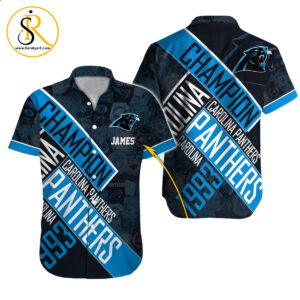Carolina Panthers Hawaiian Shirt NFL Football Custom Hawaiian Shirt for Men Women Gift For Fans 16 SeratyArt
