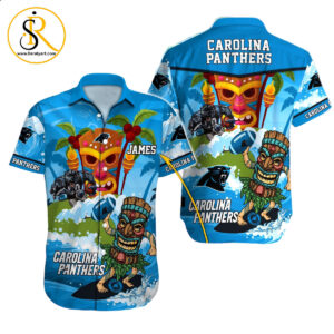 Carolina Panthers Hawaiian Shirt NFL Football Custom Hawaiian Shirt for Men Women Gift For Fans 31 SeratyArt