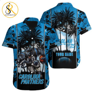 Carolina Panthers Hawaiian Shirt NFL Football Custom Hawaiian Shirt for Men Women Gift For Fans 34 SeratyArt