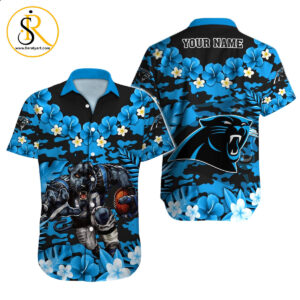 Carolina Panthers Hawaiian Shirt NFL Football Custom Hawaiian Shirt for Men Women Gift For Fans 37 SeratyArt