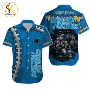 Carolina Panthers Hawaiian Shirt NFL Football Custom Hawaiian Shirt for Men Women Gift For Fans 38 SeratyArt