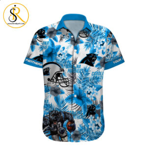 Carolina Panthers Hawaiian Shirt NFL Football Custom Hawaiian Shirt for Men Women Gift For Fans 55 SeratyArt
