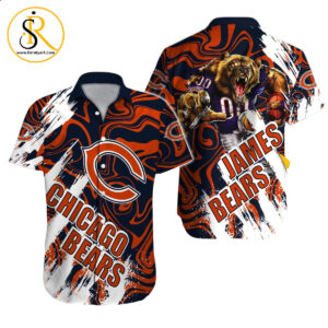 Chicago Bears Hawaiian Shirt NFL Football Custom Hawaiian Shirt for Men Women Gift For Fans 14 SeratyArt