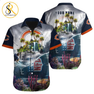 Chicago Bears Hawaiian Shirt NFL Football Custom Hawaiian Shirt for Men Women Gift For Fans 15 SeratyArt