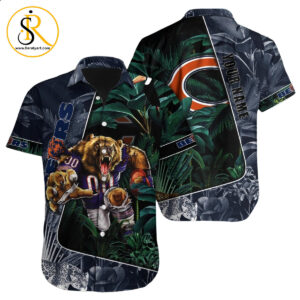 Chicago Bears Hawaiian Shirt NFL Football Custom Hawaiian Shirt for Men Women Gift For Fans 18 SeratyArt